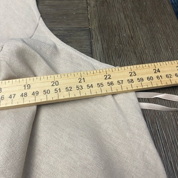 Roz & Ali plus size 20 linen sleeveless animal print dress - Picture 6 of 6